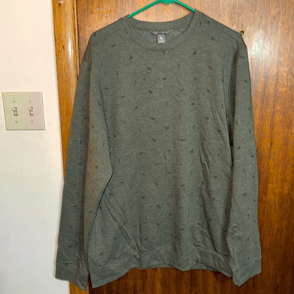 Eddie Bauer large tall classic sweatshirt with pattern